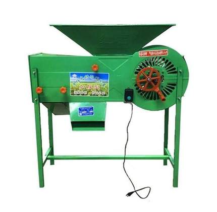 石頭電動糧食家用小型茶葉農用風選機揚場機稻谷大豆玉米風車風柜